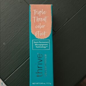 Thrive Causemetics Triple Threat Color Stick - Teal & Peach